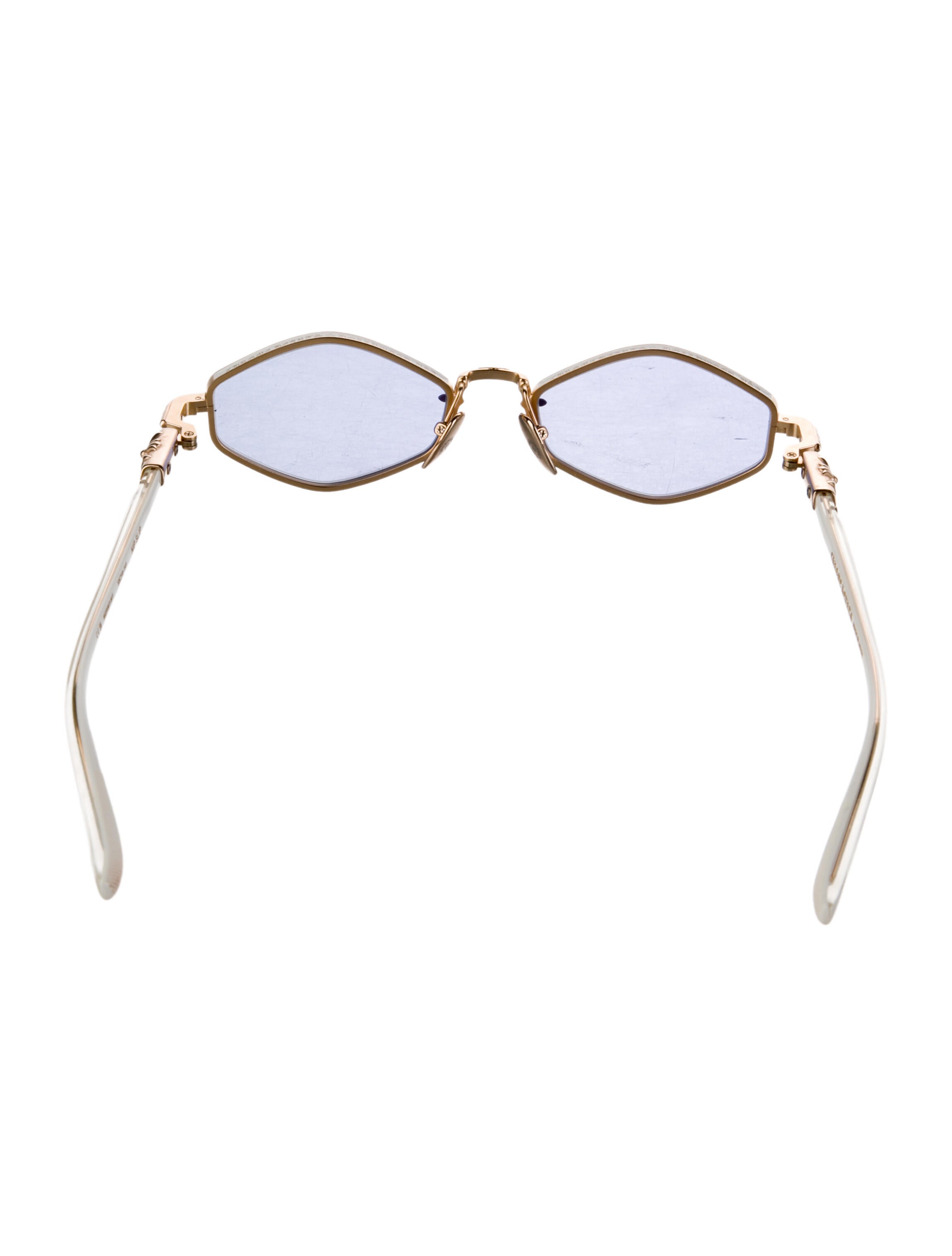 Chrome Hearts Nip Slip Round Sunglasses