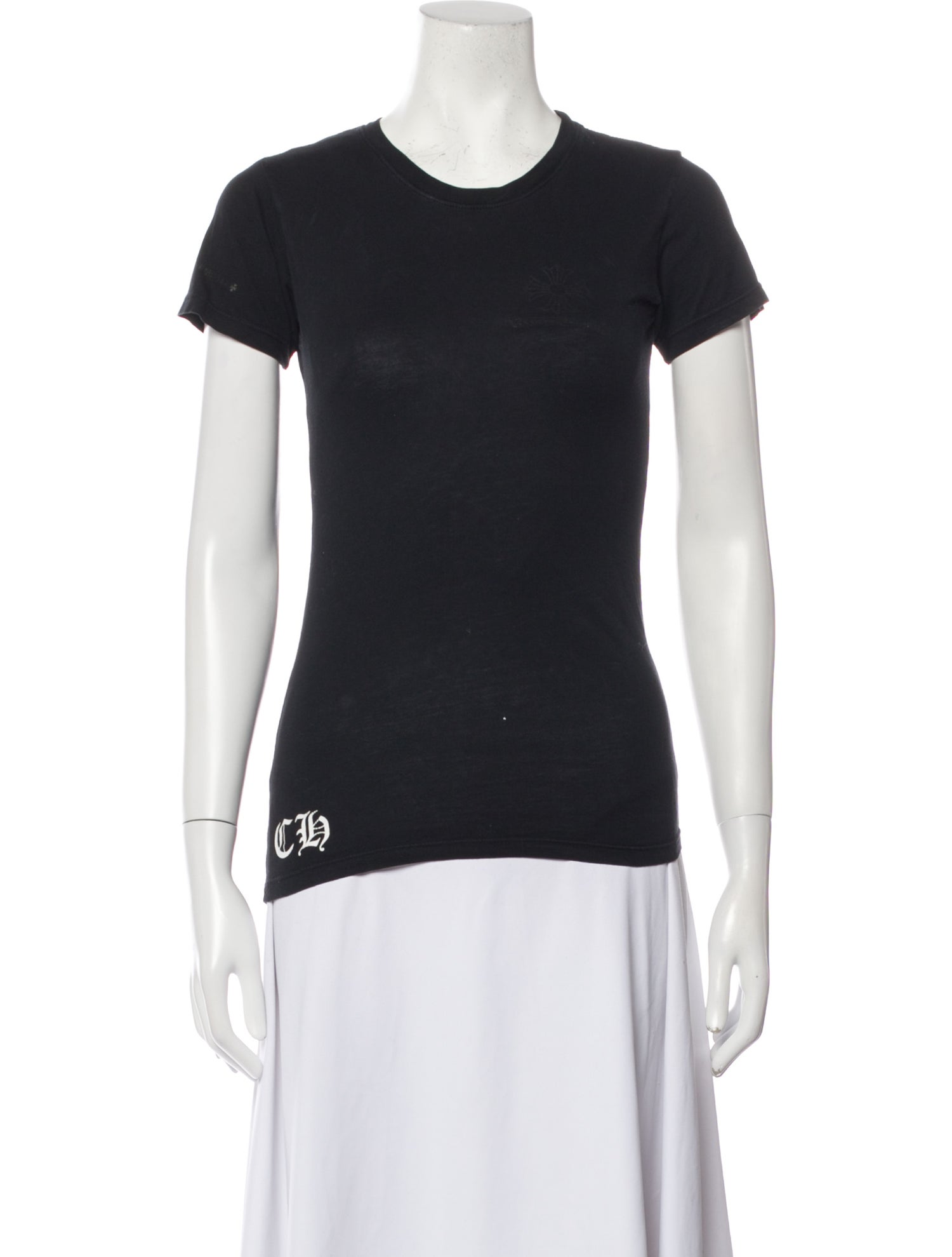 Chrome Hearts Crew Neck Short Sleeve T-Shirt