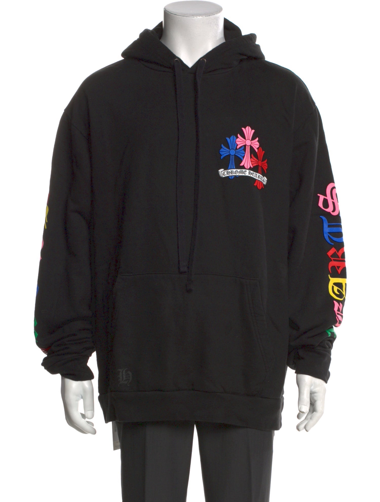 Chrome Hearts Graphic Print Crew Neck Hoodie