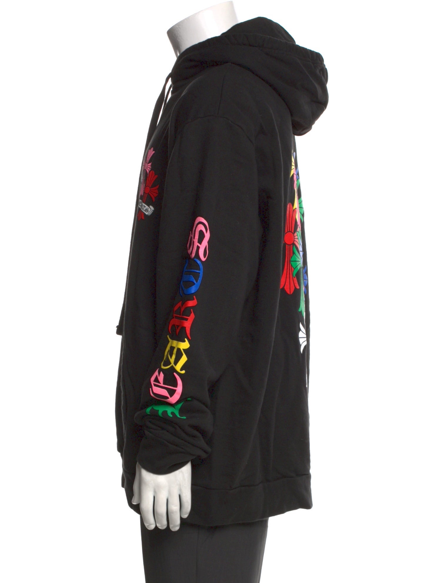 Chrome Hearts Graphic Print Crew Neck Hoodie