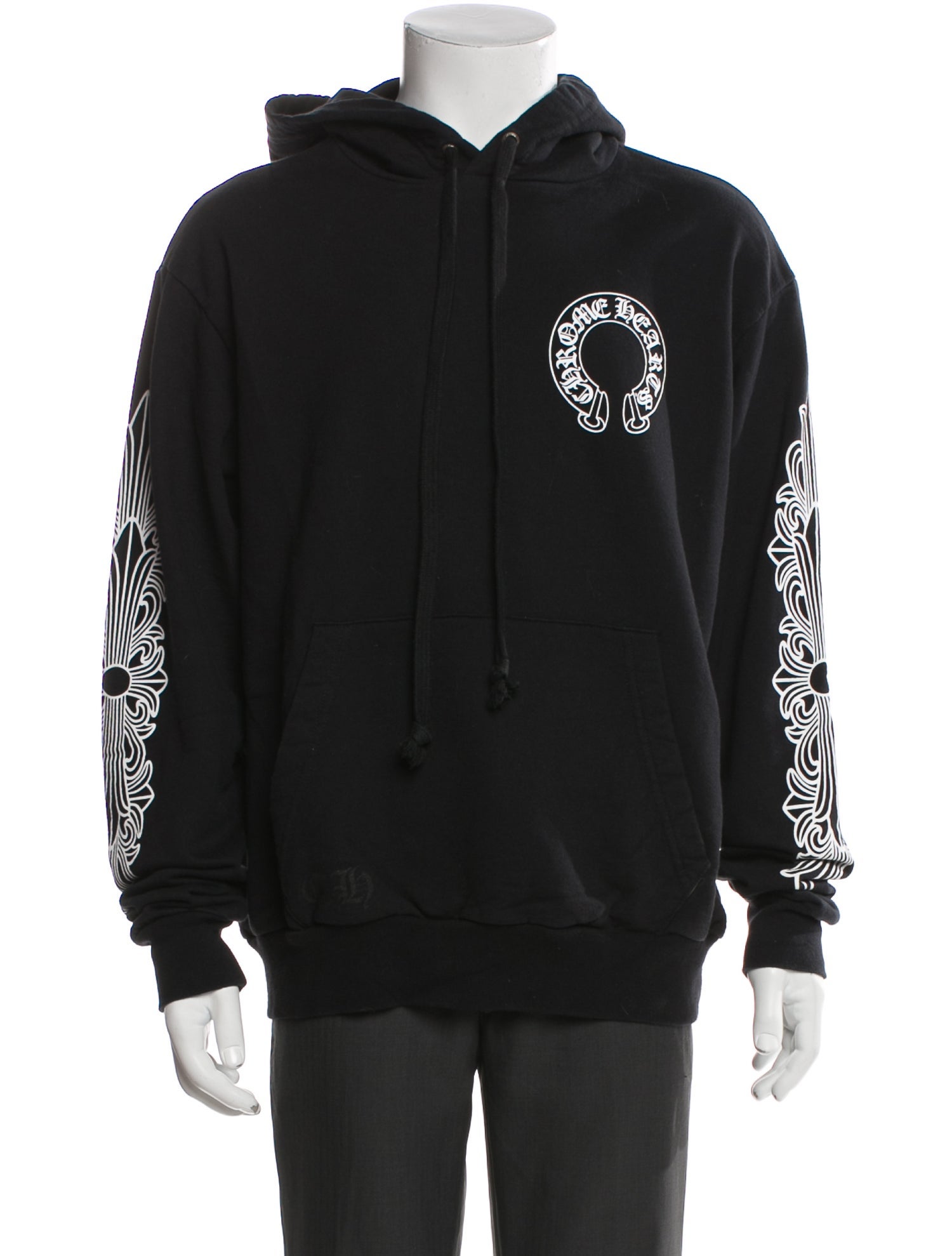 Chrome Hearts Horseshoe Graphic Print Hoodie