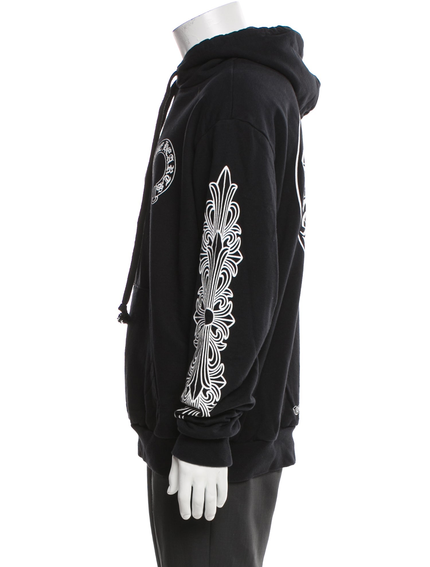 Chrome Hearts Horseshoe Graphic Print Hoodie
