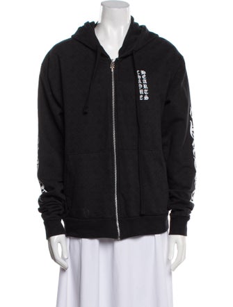 Chrome Hearts Tonal Cross Monogram Graphic Print Cardigan