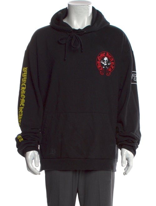Chrome Hearts Graphic Print Crew Neck Hoodie