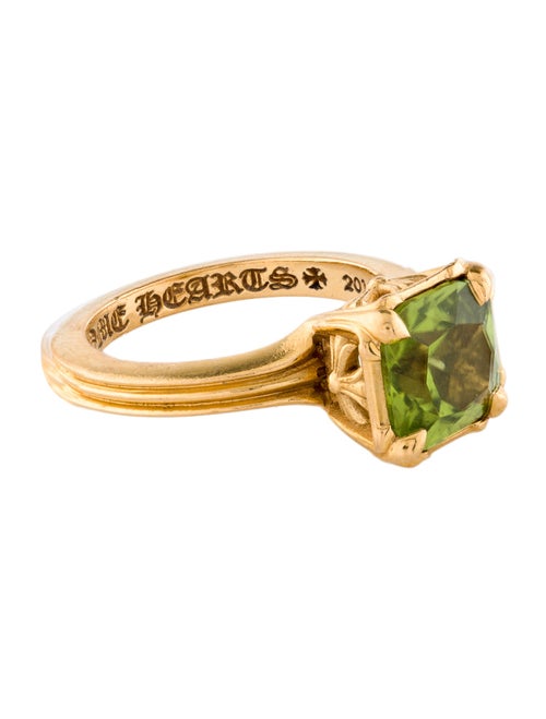 Chrome Hearts 22K Peridot Cocktail Ring