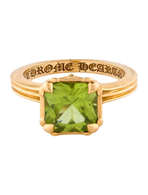 Chrome Hearts 22K Peridot Cocktail Ring