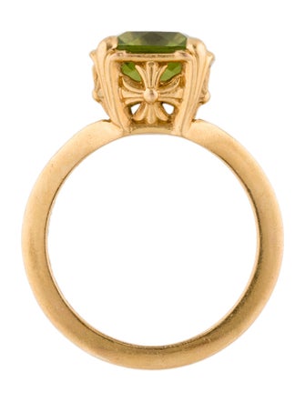 Chrome Hearts 22K Peridot Cocktail Ring