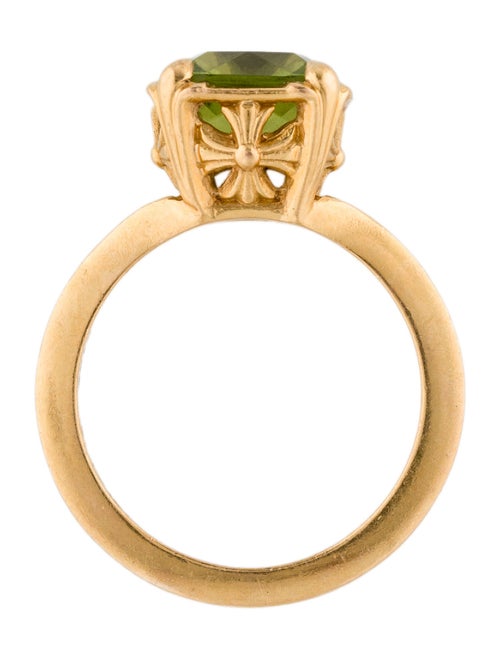 Chrome Hearts 22K Peridot Cocktail Ring