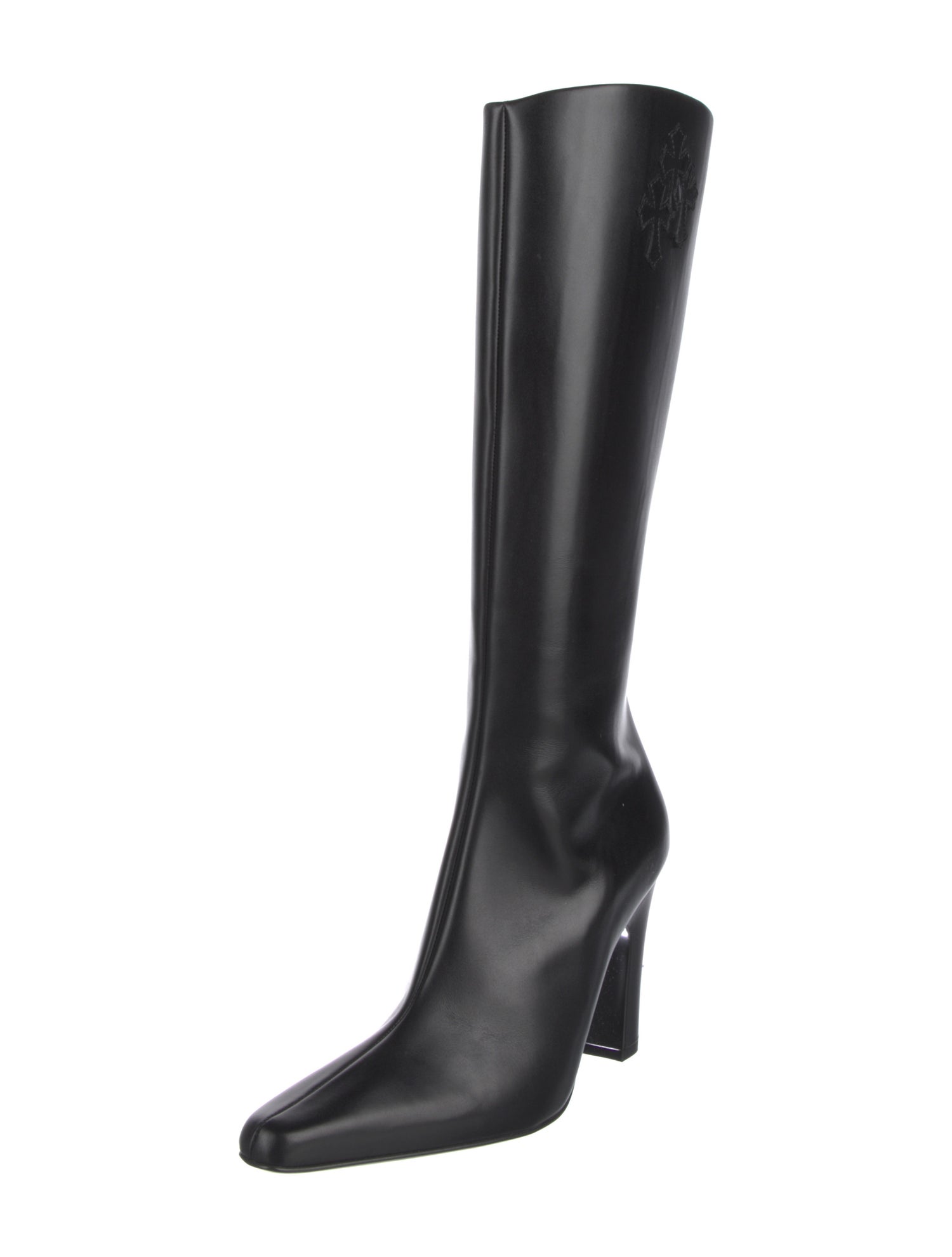 Chrome Hearts Sugar Jones Leather Boots