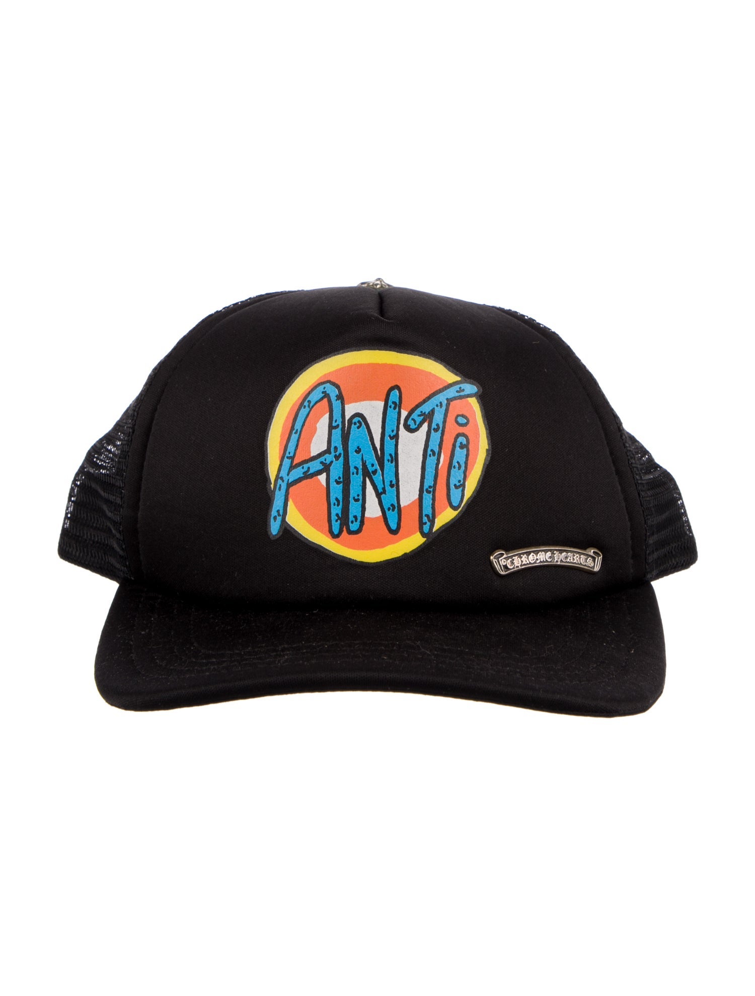 Chrome Hearts Chrome Hearts Black Pattern Matty Boy Anti Trucker Hat