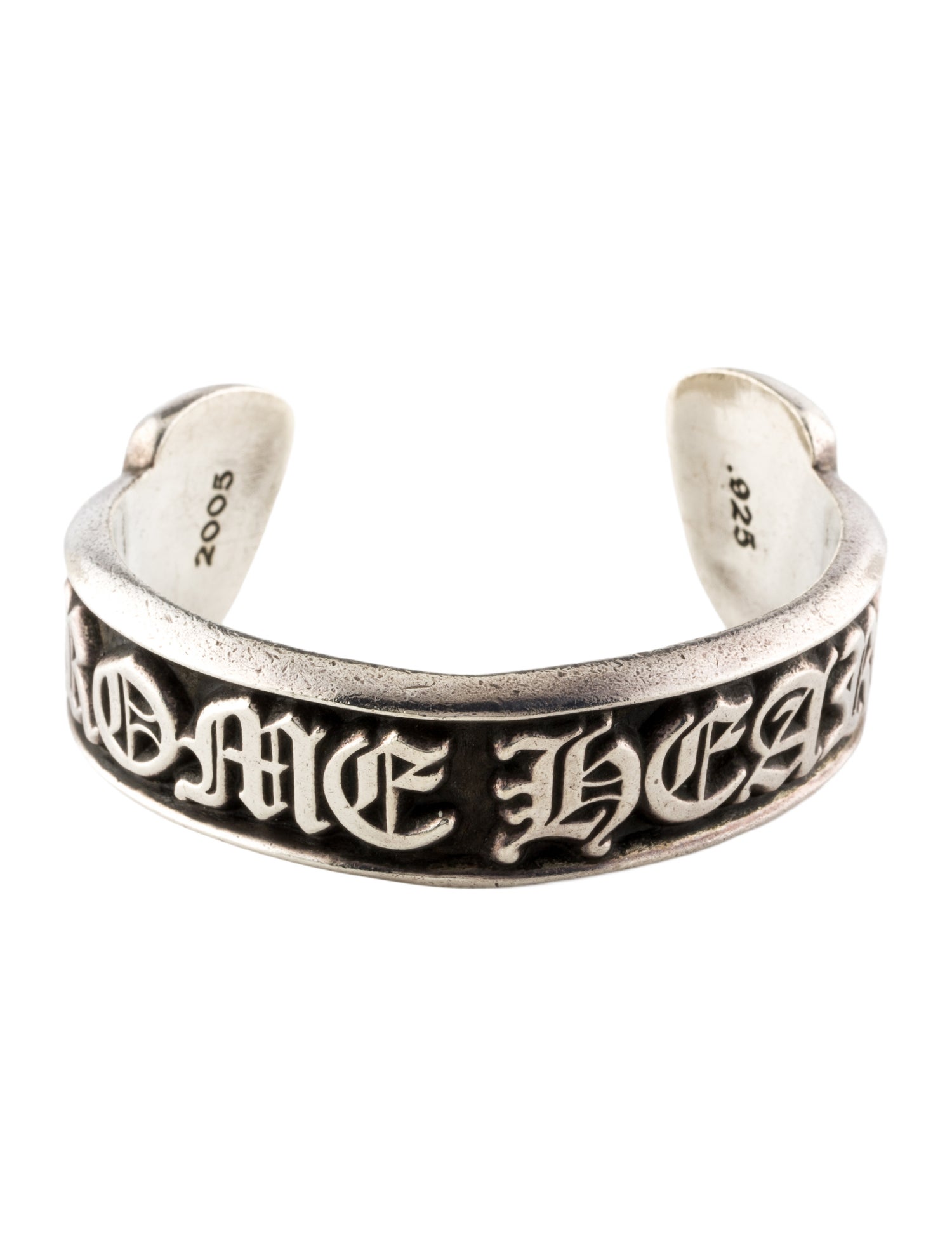 Chrome Hearts Scroll Label Cuff