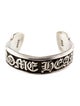Chrome Hearts Scroll Label Cuff