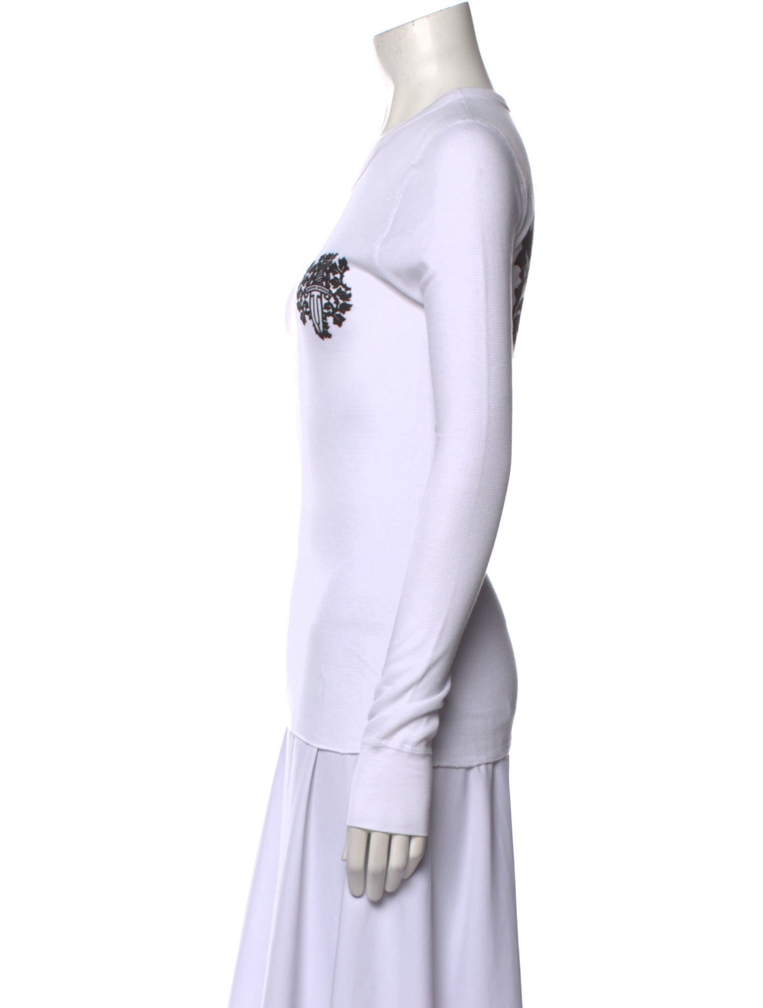 Chrome Hearts Crew Neck Long Sleeve T-Shirt