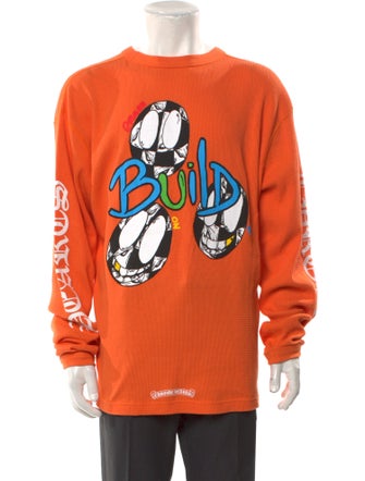 Chrome Hearts Matty Boy Graphic Print Henley