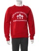 Chrome Hearts Triple Cross Embroidered Graphic Print Sweatshirt