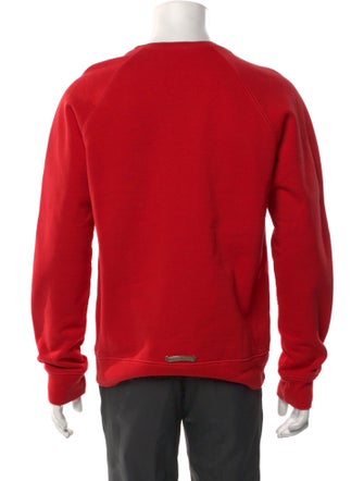 Chrome Hearts Triple Cross Embroidered Graphic Print Sweatshirt