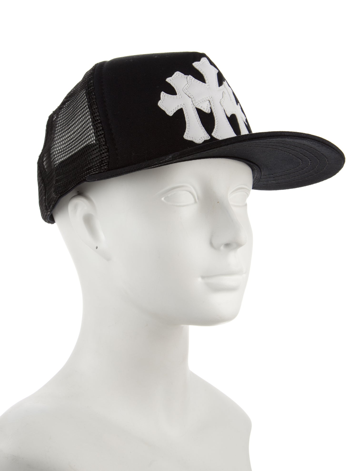 Chrome Hearts Cemetery Cross Trucker Hat