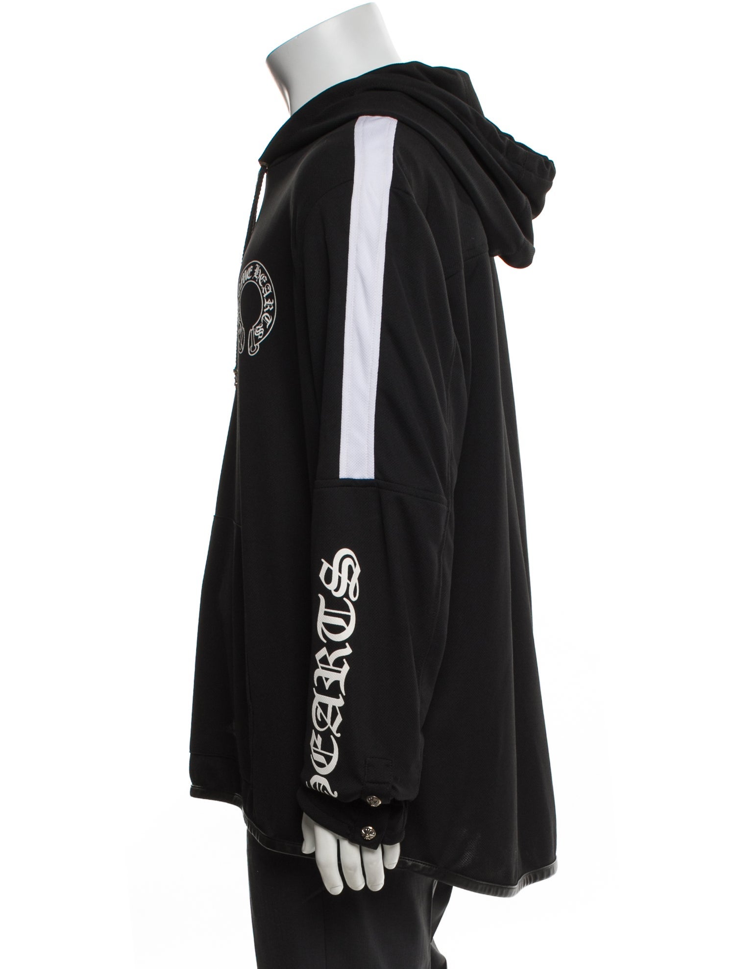 Chrome Hearts Track Graphic Print Hoodie