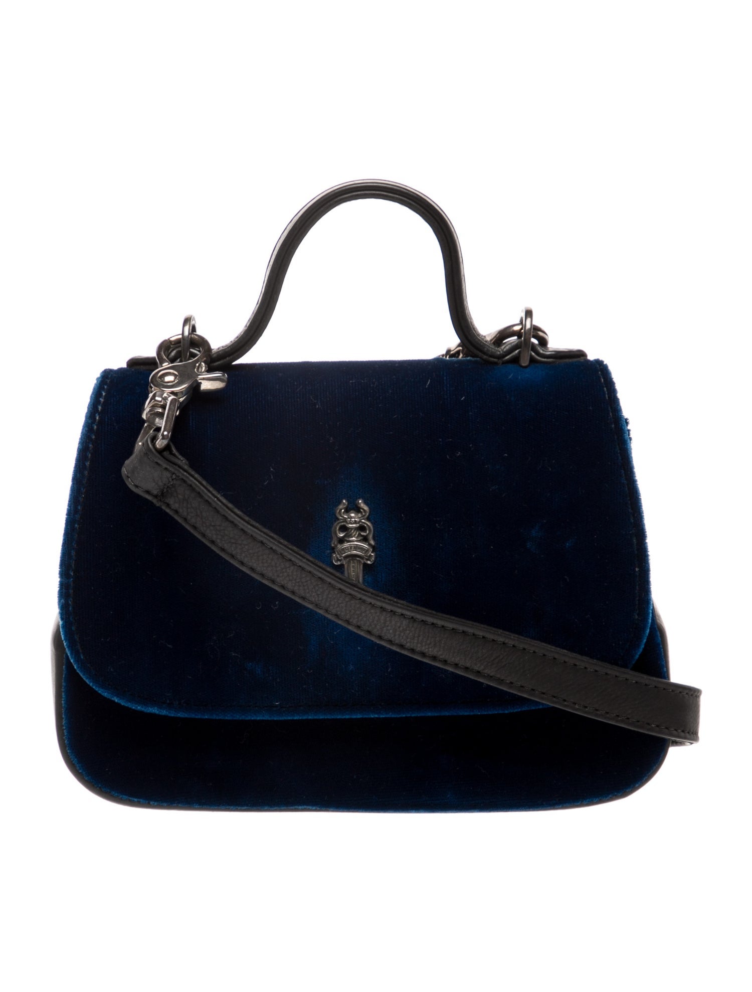 Chrome Hearts Velvet Crossbody Bag