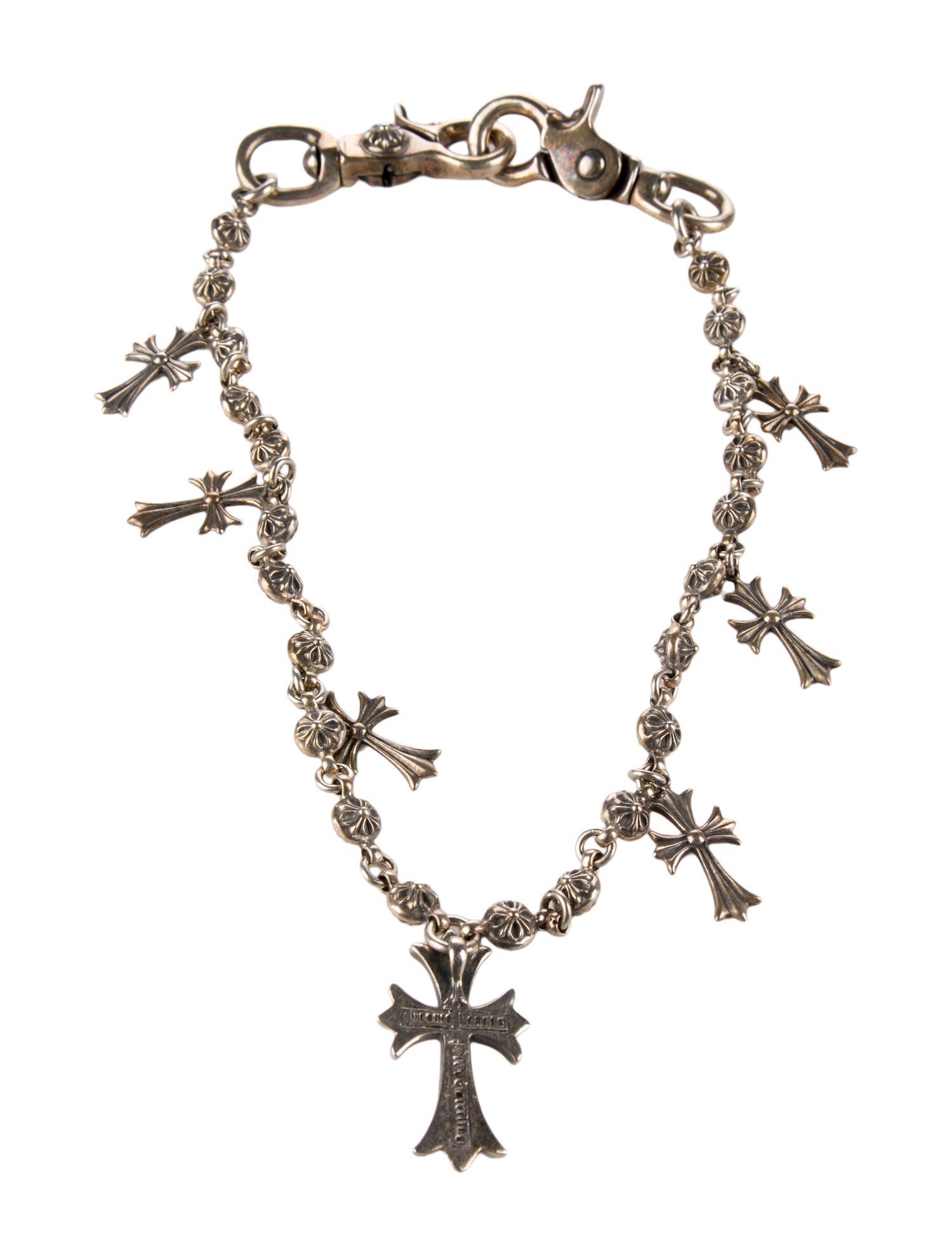 Chrome Hearts Cemetery Cross Wallet Chain