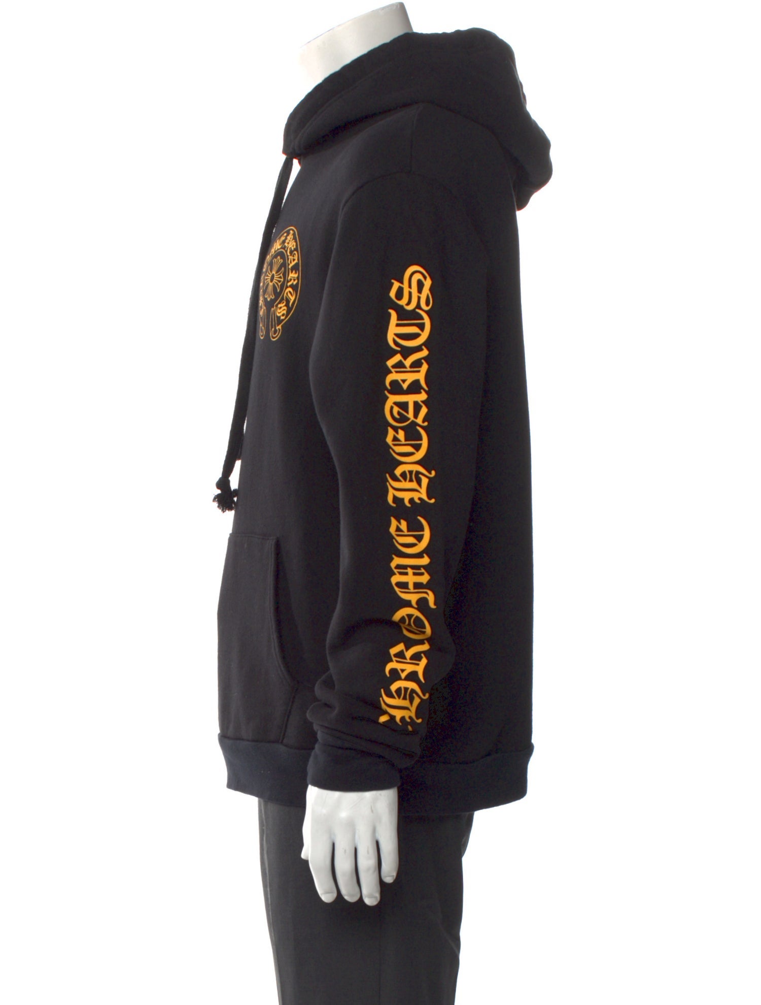 Chrome Hearts Horseshoe Logo Graphic Print Hoodie