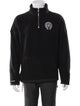 Chrome Hearts Quarter Zip Polar Fleece Graphic Print Windbreaker