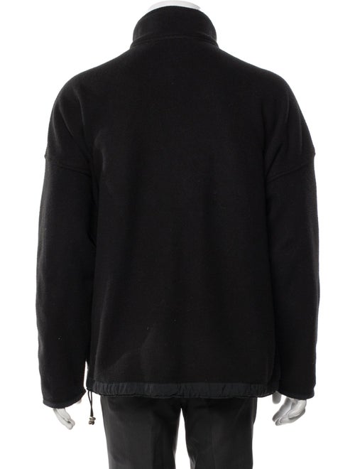 Chrome Hearts Quarter Zip Polar Fleece Graphic Print Windbreaker