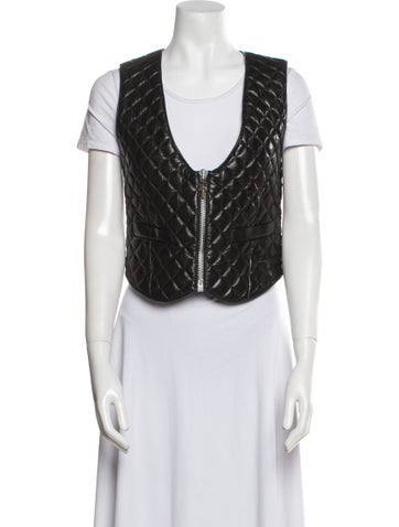 Chrome Hearts Jackets Vintage Leather Vest M