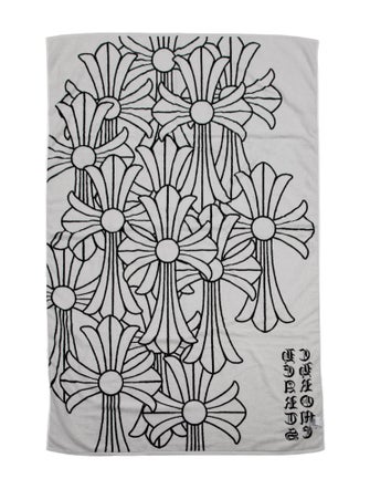 Chrome Hearts Cemetery Beach Towel