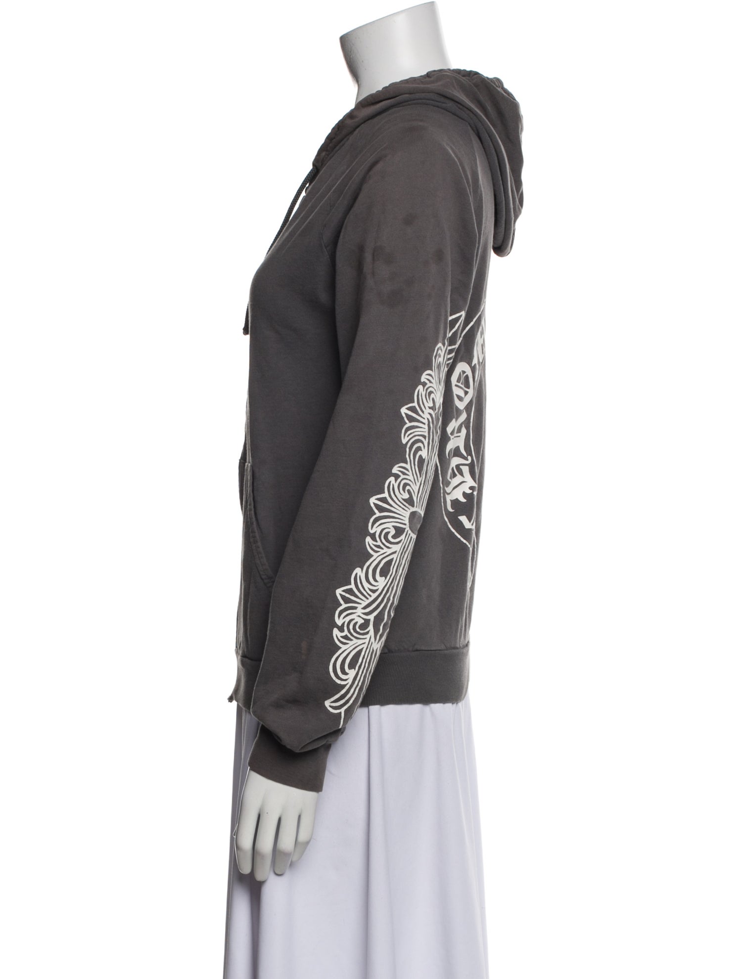 Chrome Hearts Mock Neck Long Sleeve Sweatshirt