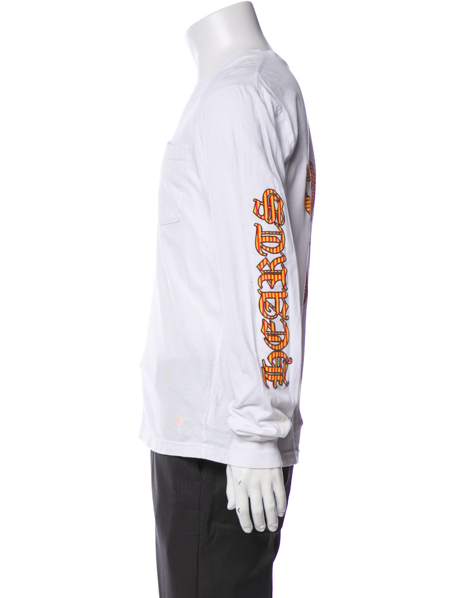 Chrome Hearts Signature Logo Dagger Logo L/S T-Shirt