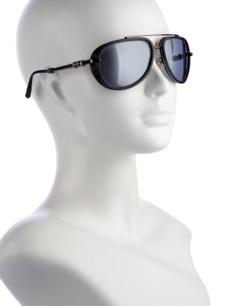 Chrome Hearts Jackwacker II Aviator Sunglasses