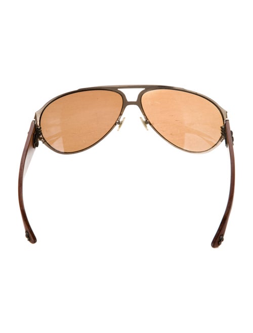 Chrome Hearts Back Door Aviator Sunglasses