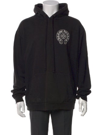 Chrome Hearts Signature Logo Malibu Horseshoe Logo Hoodie