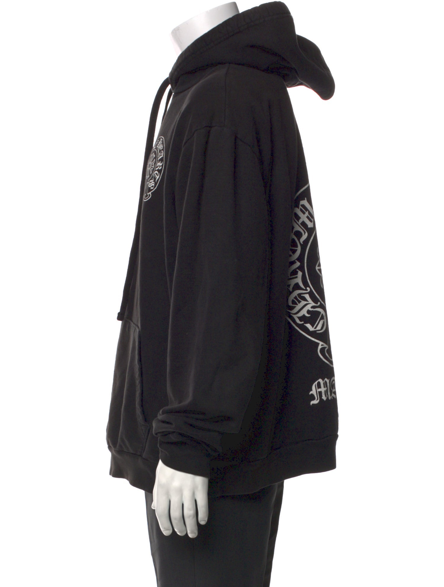 Chrome Hearts Signature Logo Malibu Horseshoe Logo Hoodie