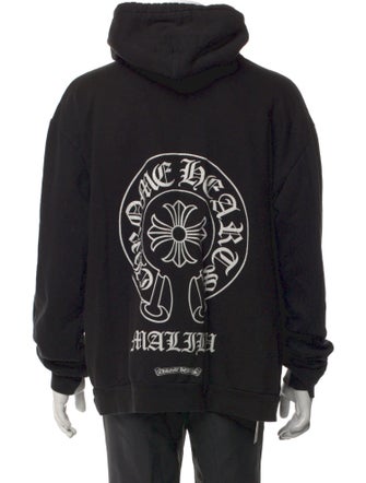 Chrome Hearts Signature Logo Malibu Horseshoe Logo Hoodie