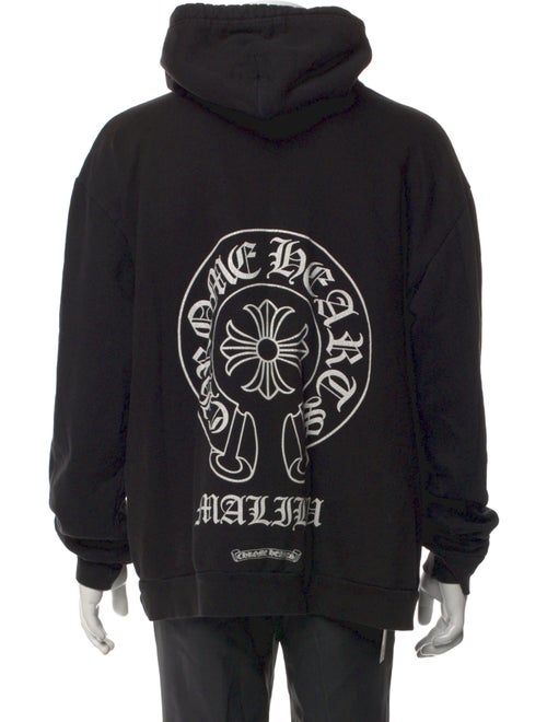 Chrome Hearts Signature Logo Malibu Horseshoe Logo Hoodie