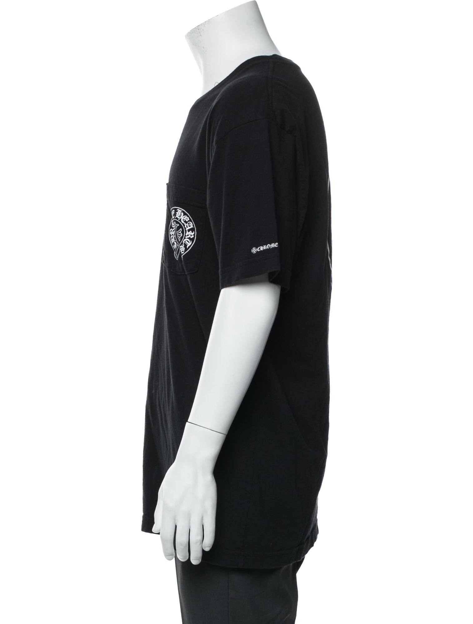 Chrome Hearts Horseshoe Logo Graphic Print T-Shirt