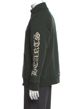 Chrome Hearts Graphic Print Mock Neck Pullover