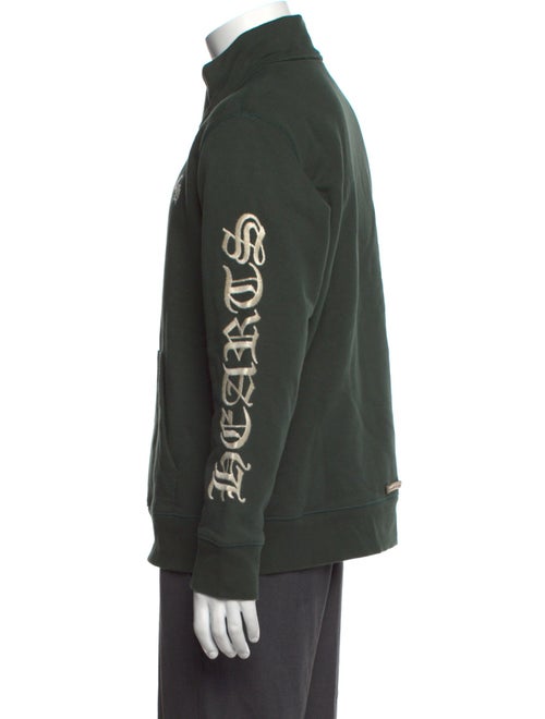 Chrome Hearts Graphic Print Mock Neck Pullover