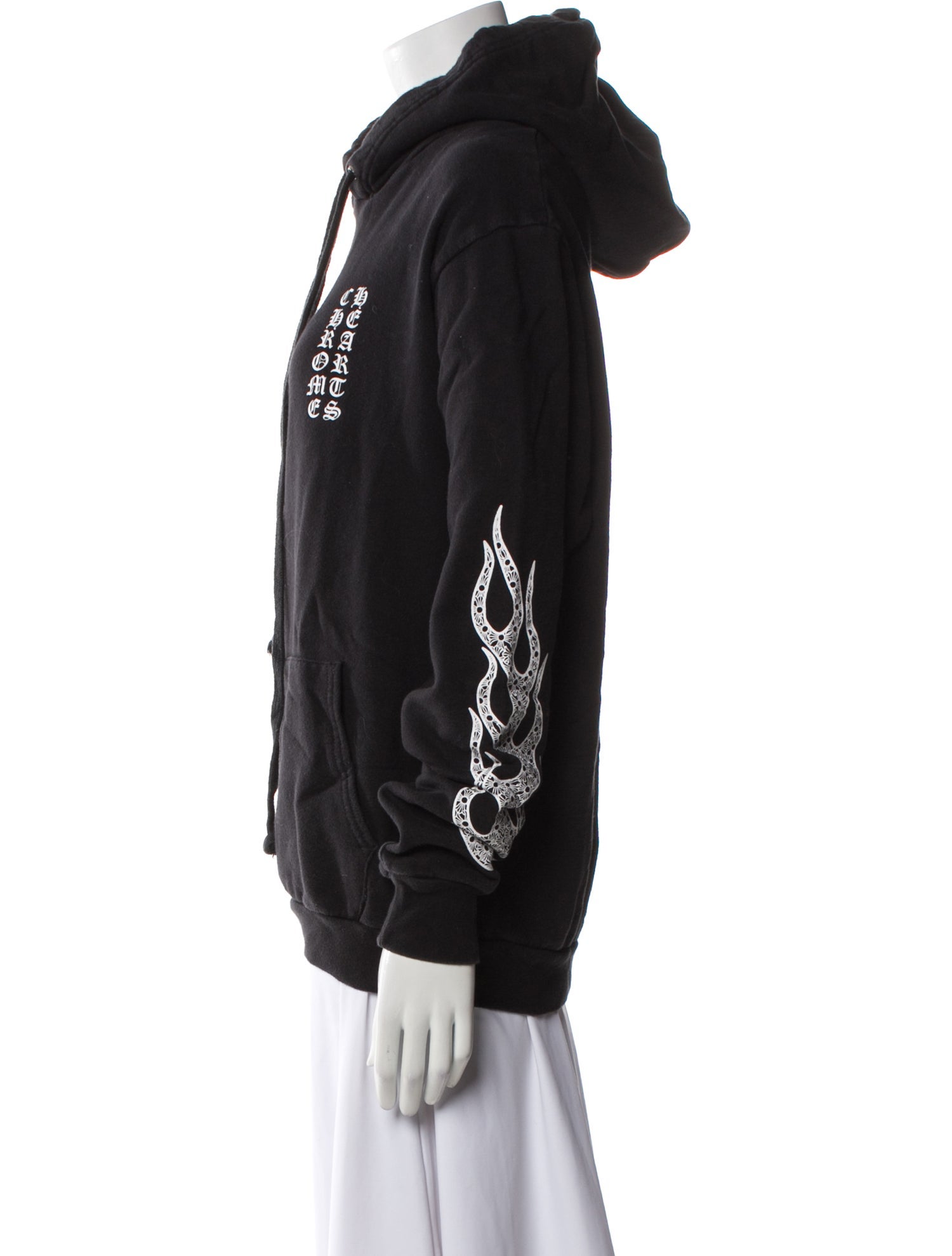 Chrome Hearts Flame Plus Logo Crew Neck Sweatshirt