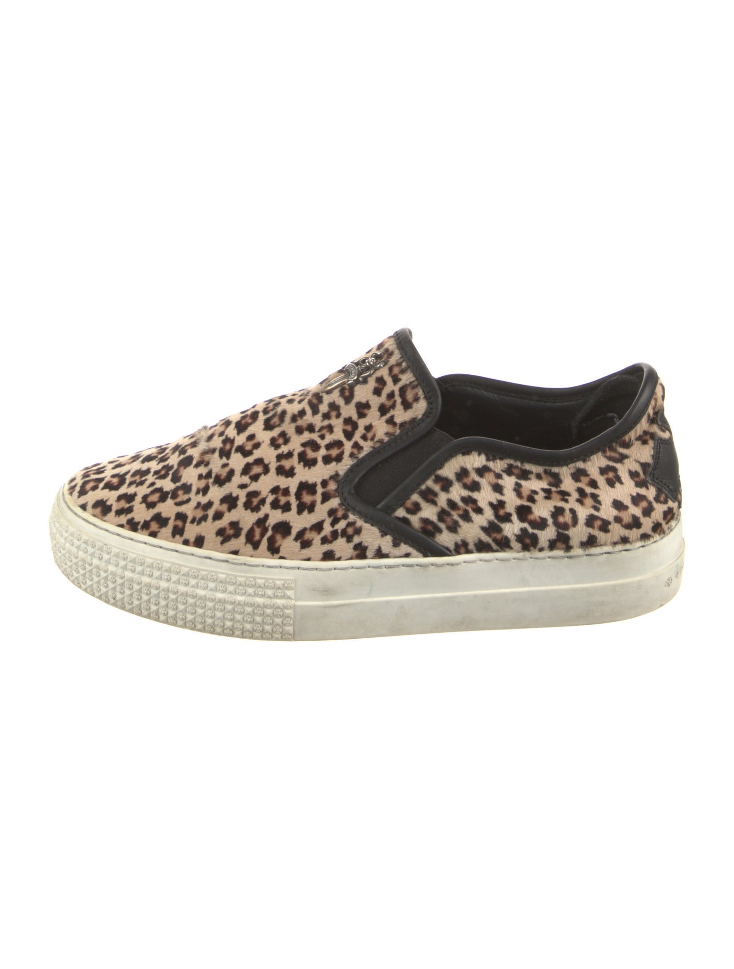 Chrome Hearts Ponyhair Animal Print Sneakers