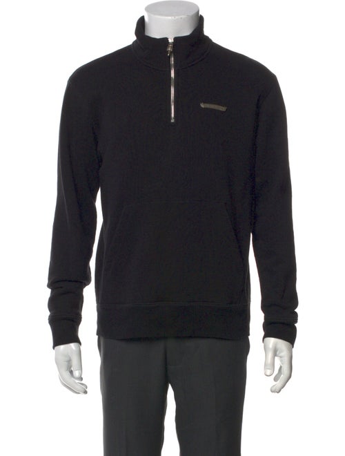 Chrome Hearts Quarter Zip Turtleneck Sweatshirt