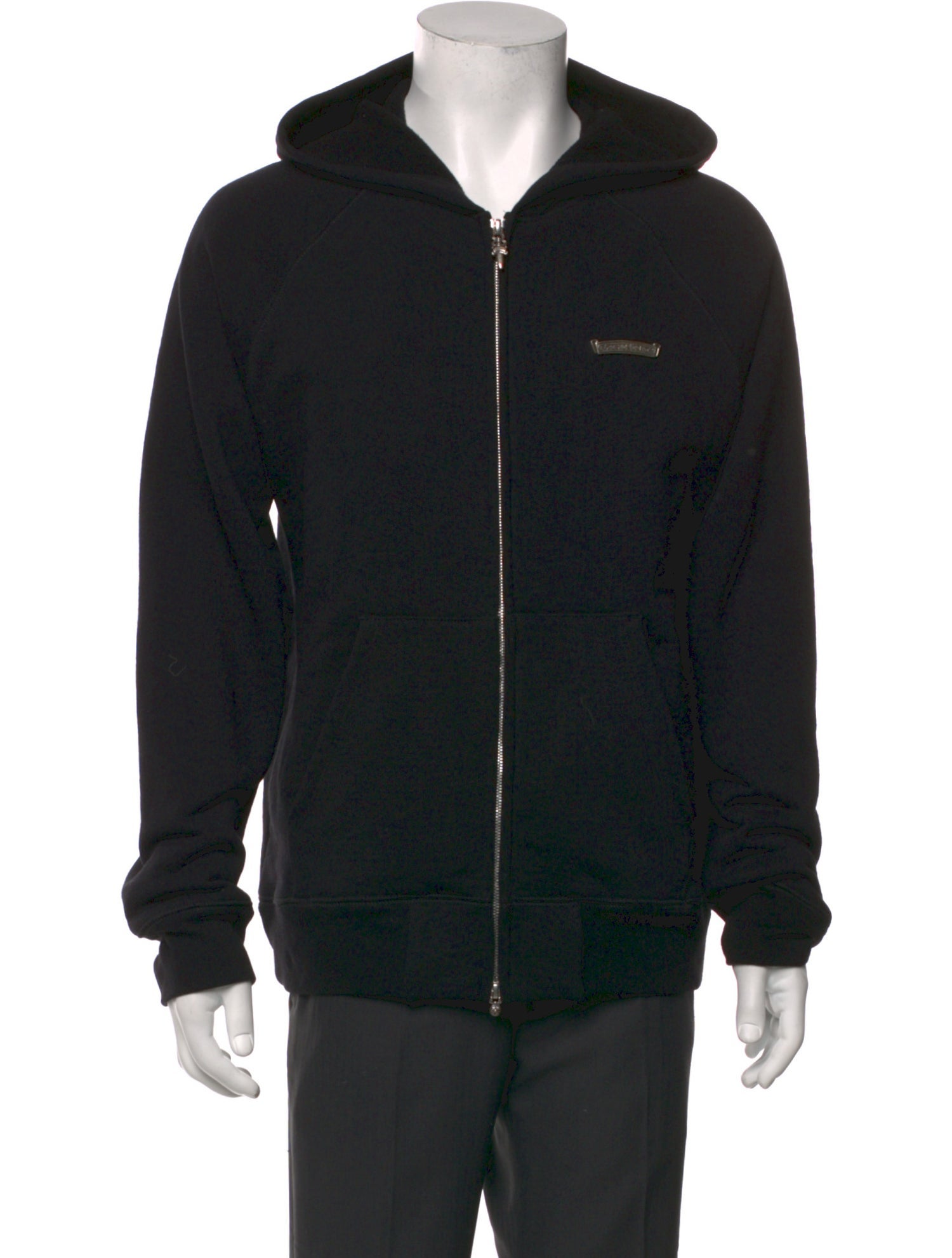 Chrome Hearts Triple Cross V-Neck Hoodie