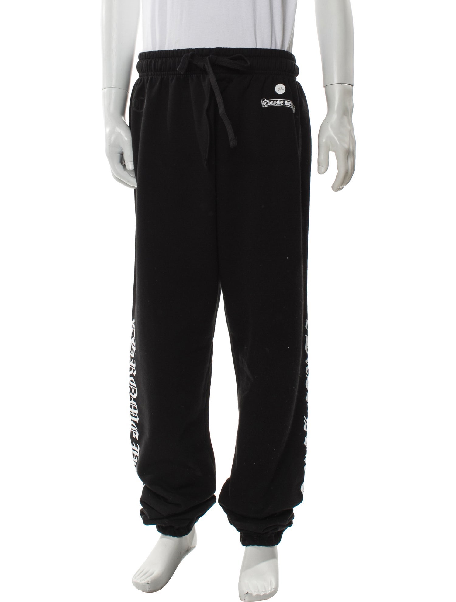 Chrome Hearts Logo Spellout Graphic Print Lounge Bottoms