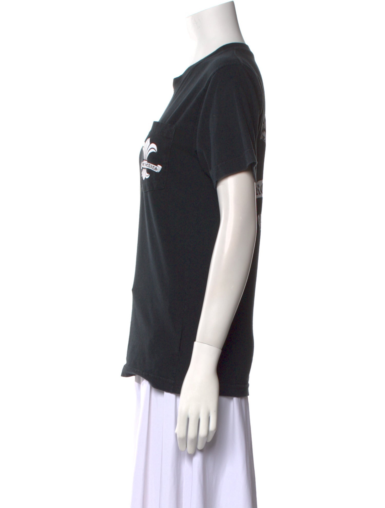 Chrome Hearts Cross Fleur Logo Graphic Print T-Shirt