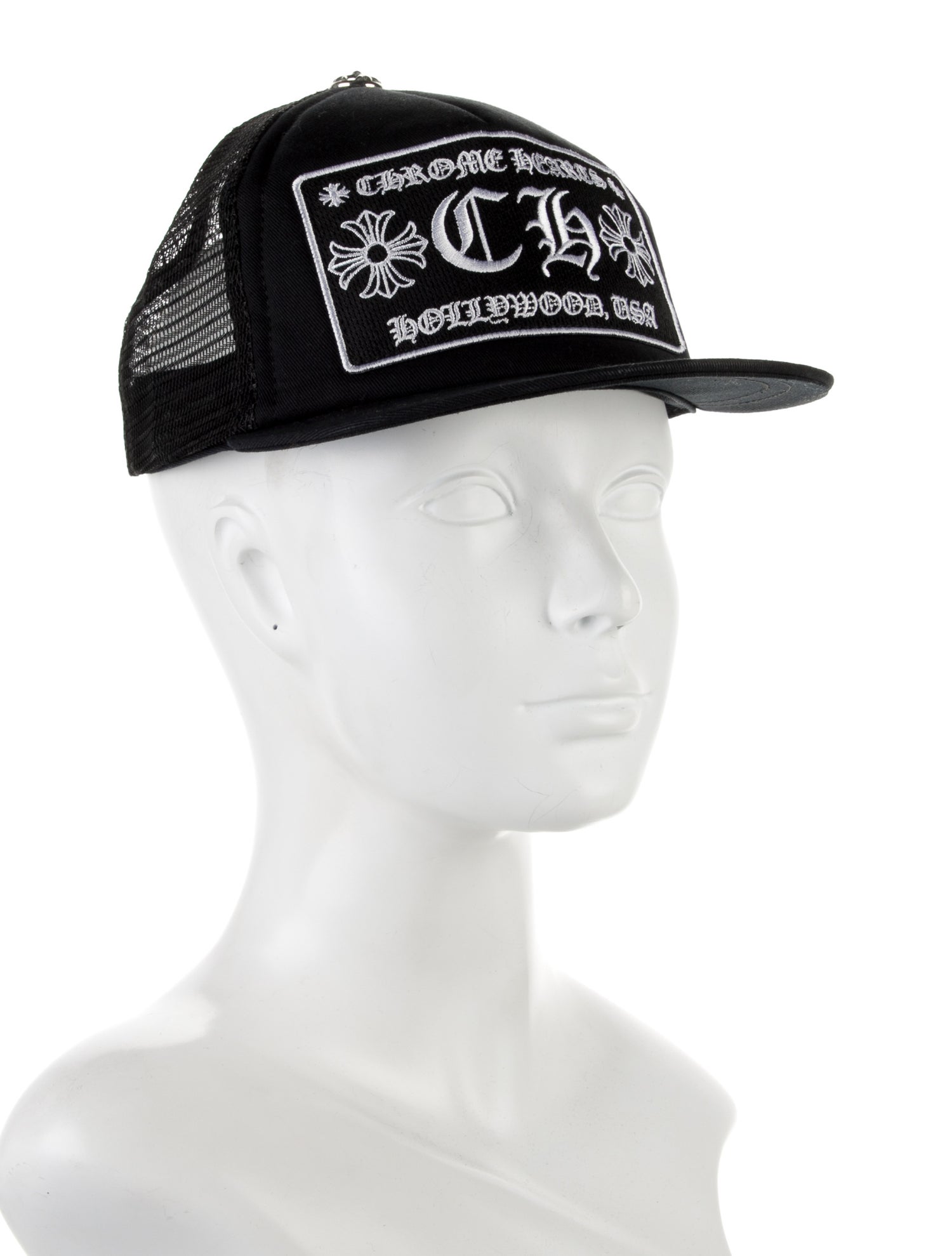 Chrome Hearts CH Logo Trucker Hat
