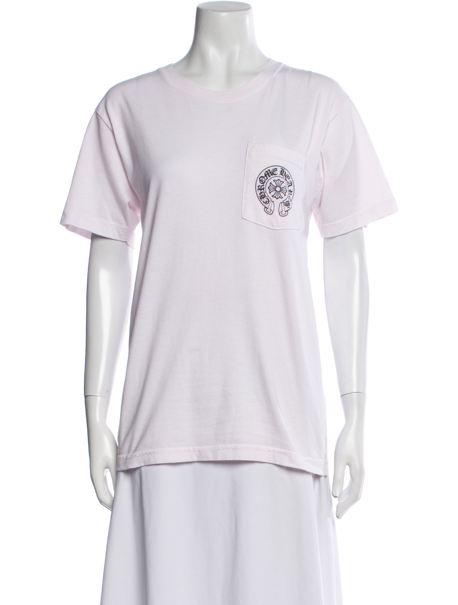 Chrome Hearts Graphic Print Crew Neck T-Shirt