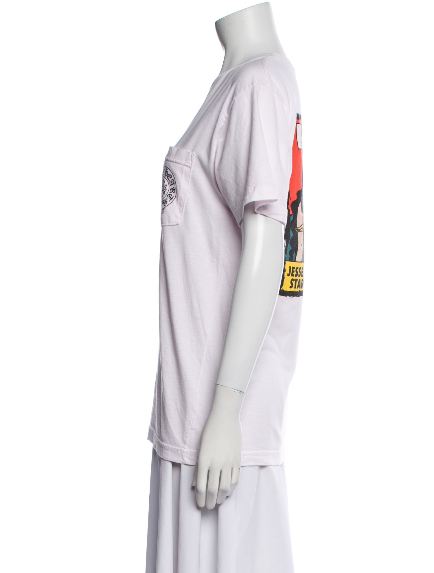 Chrome Hearts Graphic Print Crew Neck T-Shirt