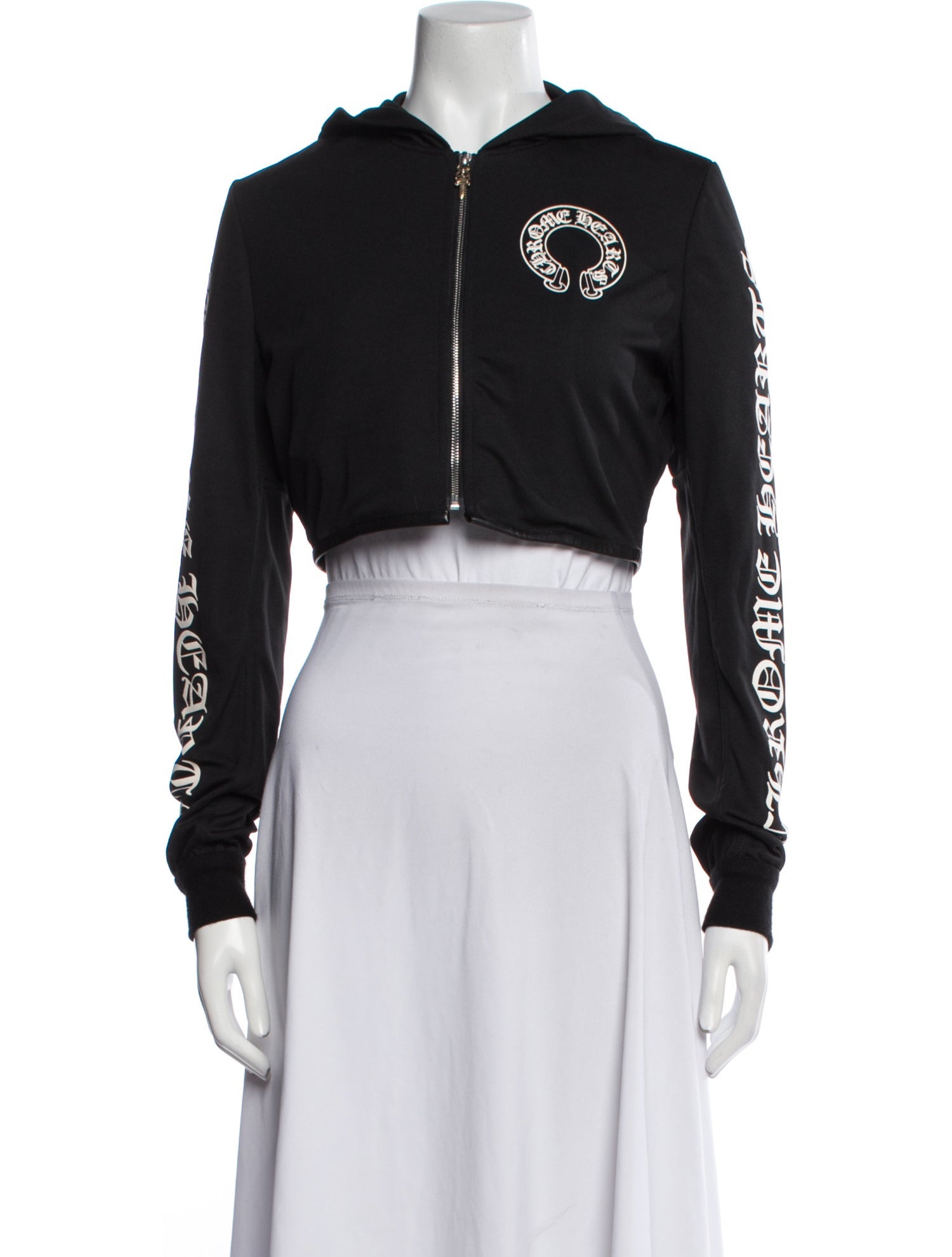 Chrome Hearts Cropped Active Logo Graphic Print Bolero